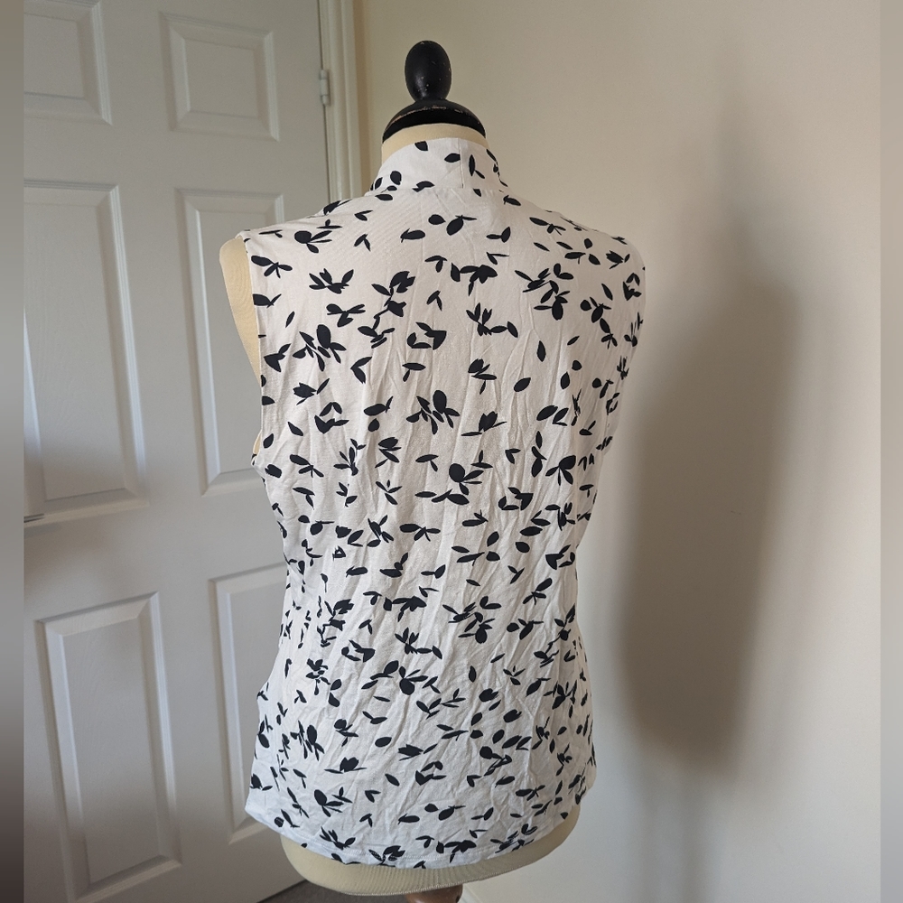Hobbs black and white top size L - Picture 5 of 9